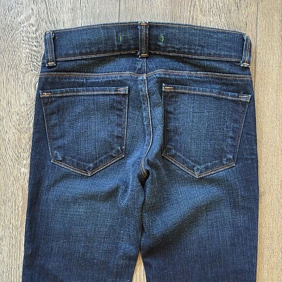 Vintage Y2K 00’s J Brand Dark Indigo Wash Low Rise Flare Jeans - Picture 7 of 7